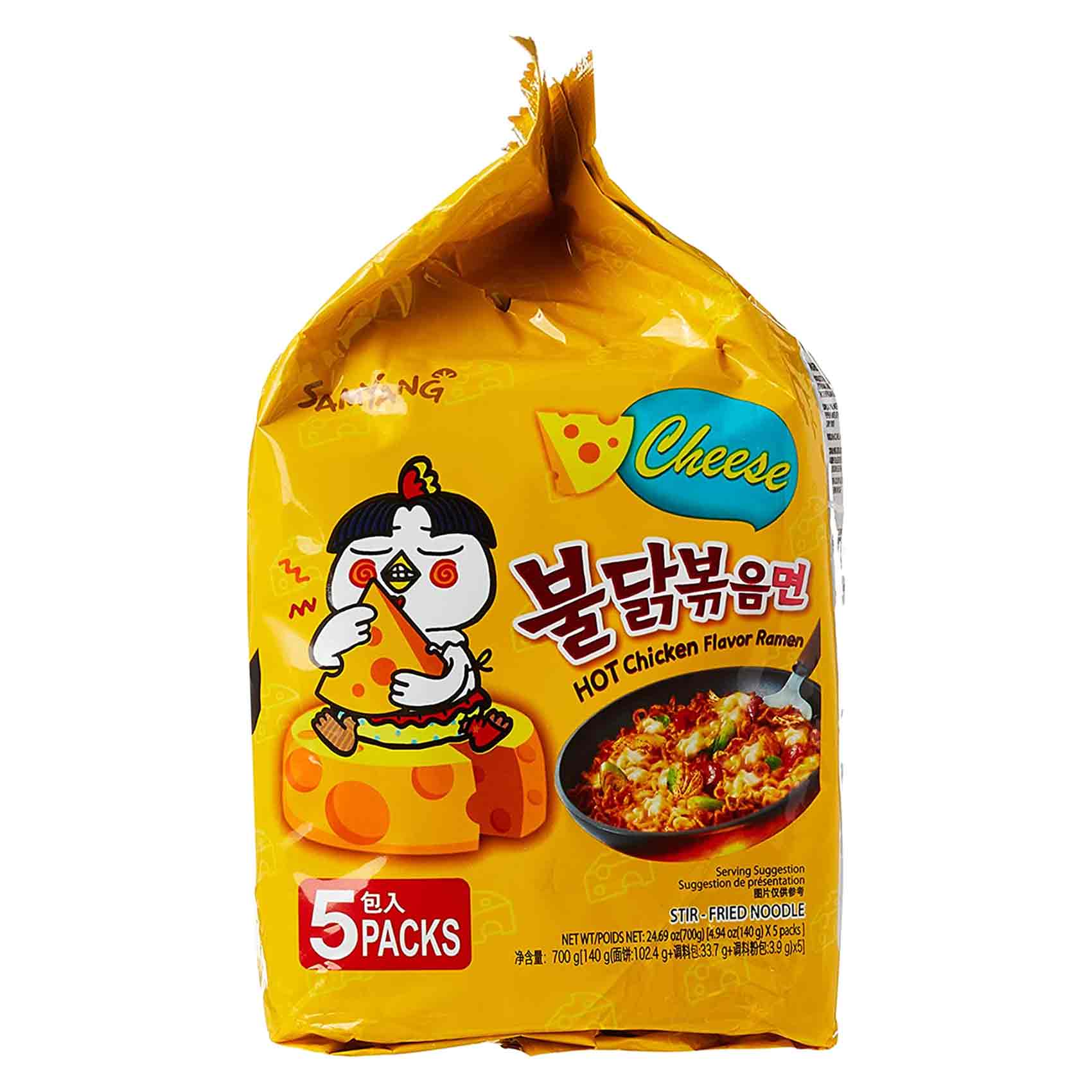 Samyang Buldak Ramen Noodles Hot Chicken Cheese 700 Gram product thumbnail 3