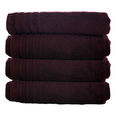 H&amp;B LUXURY BATH TOWEL PURPLE