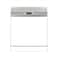 BOJ 60CM Built In Semi Integrated Dishwasher BDC-125SI With 12 Number Of Place Settings, 5 Wash Programs, Water Saver - An Innovation That Reduces Water Consumption, Made in Italy