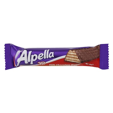 Alpella 3d Hazelnut Milk Chocolate Wafer 32g