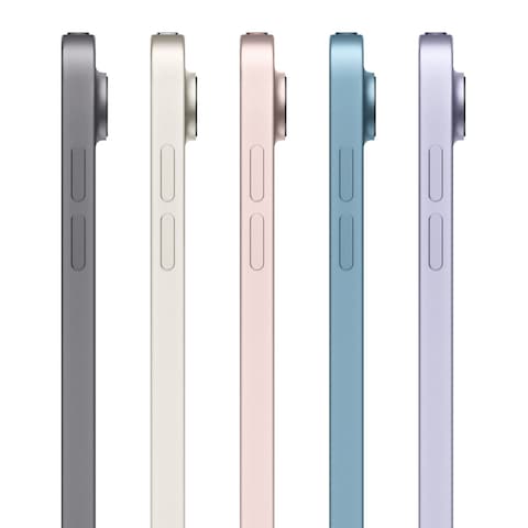 Apple iPad Air (5th Generation) Tablet, 64GB, Pink, 8GB, 10.9-Inch, 12 MP Camera, Liquid Retina Display, Wi-Fi Only