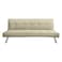 In House Sandi 2 In 1 Sofabed Velvet Upholstered - Light Beige