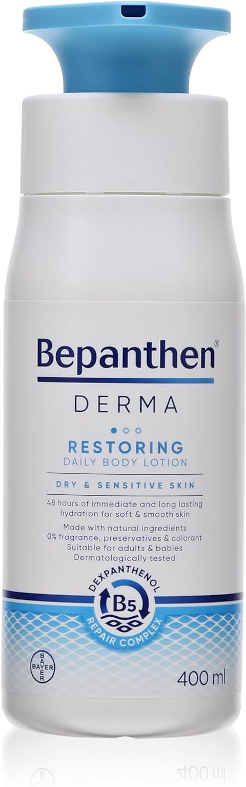 Bepanthen Derma Restoring Daily Body Lotion, 400ml Bottle