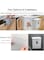 Hanging Trash Can with Lid 2.4 Gallon for Counter Top or Under Sink for Bathroom Bedroom Office Living Room and Kitchen
