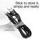 Baseus USB to Lightning Charging Cable Cafule Nylon Braided High-Density Quick Charge Compatible for iPhone 13 12 11 Pro Max Mini XS X 8 7 6 5 SE iPad (2 Meter) Grey/Black