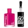 Rimmel London 60 Seconds Super Shine Nail Polish 323 Funtime Fuchsia 8ml