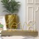 Golden Glowing LOVE Sign with Yellow LED Lights 36x22cm