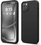 elago Liquid Silicone for iPhone 15 Plus case cover Full Body Protection, Shockproof, Slim, Anti-Scratch Soft Microfiber Lining - Black