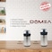 DOMEA 2.5L Airpot Flask With Insulated Pump Action   Stainless Steel Leak Proof Thermal Flask  Hot And Cold Drink Dispenser   Perfect For Tea And Coffee   24 Hours Heat Retention