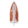 Kenwood Steam Iron STP50.000WO, 2100 W, 300 ml, White and Orange, Self Cleaning