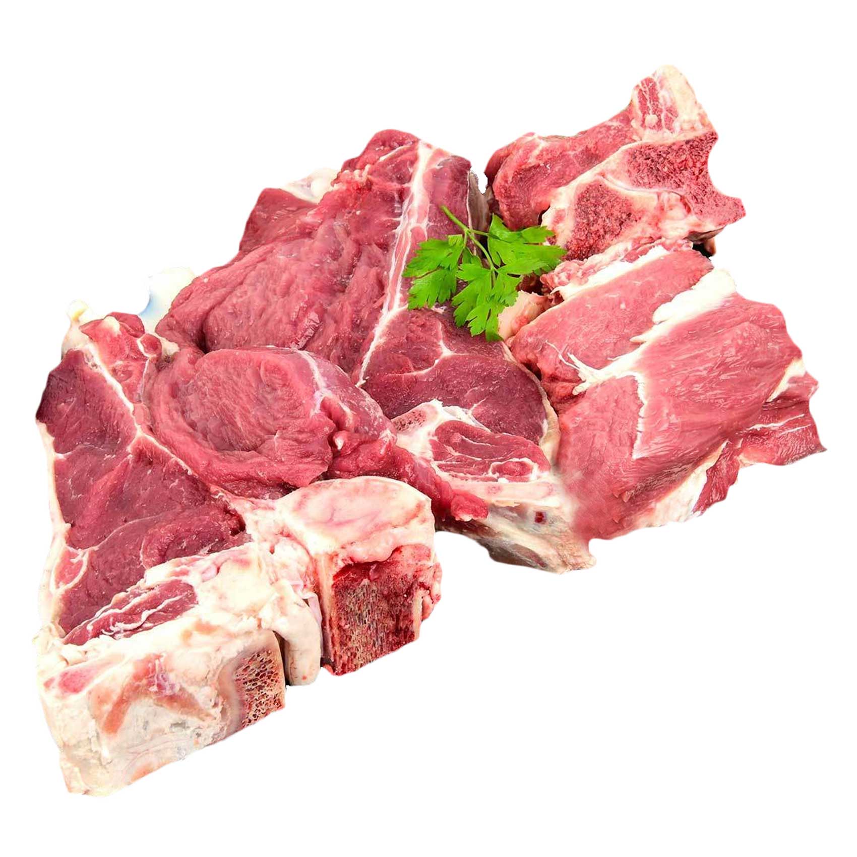 لحم عجل بالعظم طازج