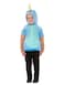Smiffys Toddler Narwhal Costume with Hooded Top for 3-4 Years Old- Blue