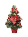 30cm Decorated Tree Red29184