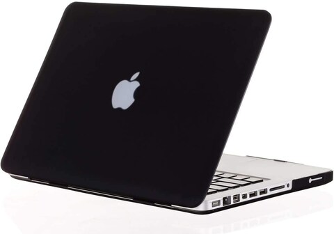 Ntech Macbook Pro 13 Inch Case (Model: A1278, With Cd-Rom) Old Version Release Early 2012/2011/2010/2009/2008, Protective Plastic Hard Shell Case Cover, Black