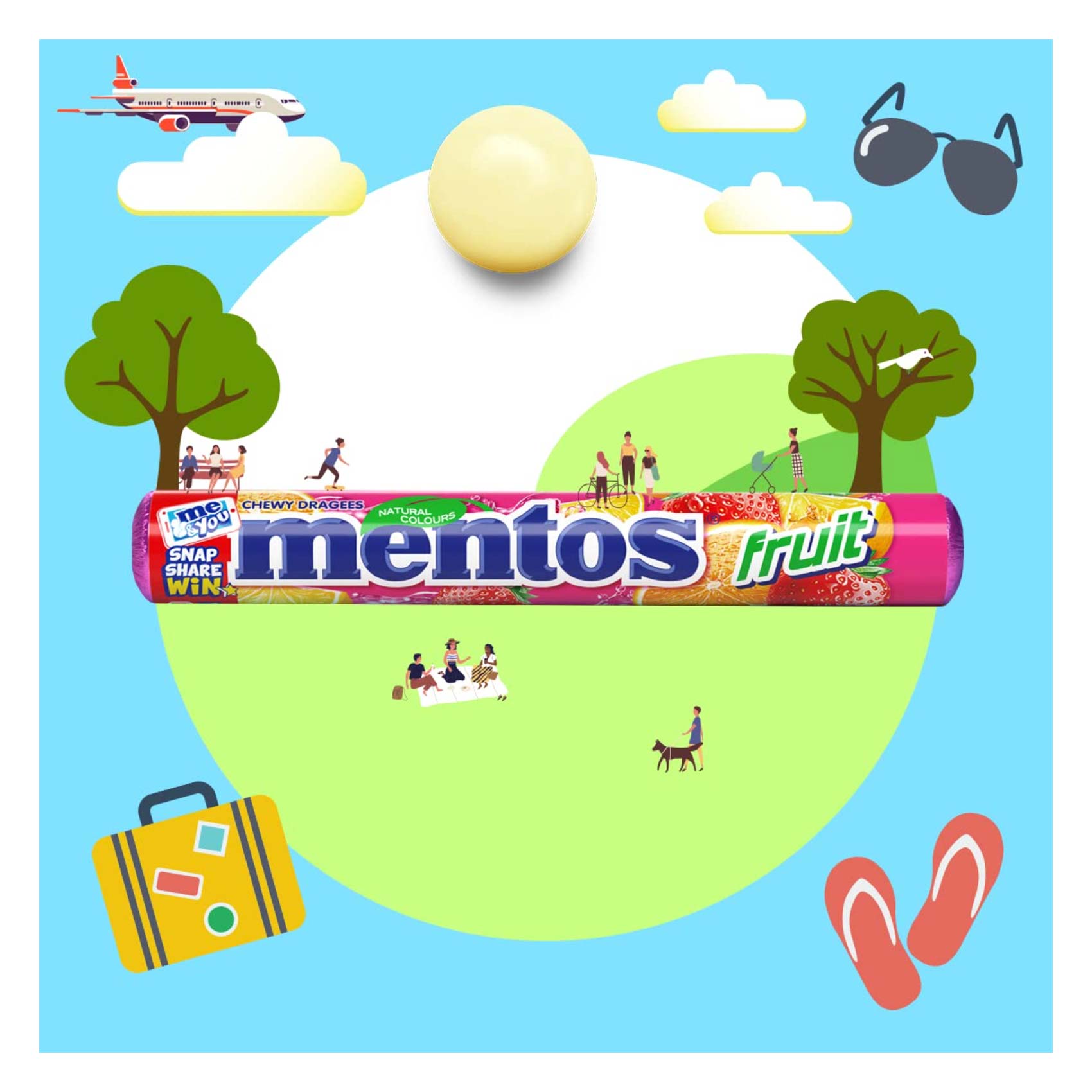 Mentos Chewy Candy Fruit Flavor 29 Gram product thumbnail 5