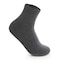 Plain Half Ankle Socks For Men - Dark Gray