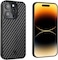 Monocarbon Real Carbon Fiber Case For iPhone 14 Pro Cover [Magsafe Compatible] Military Grade - Matte Black