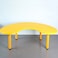 Children Crescent Shaped Plastic Table