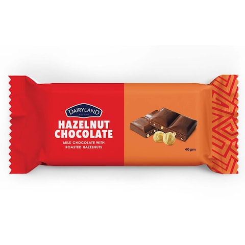 Dairyland Hazelnut Chocolate Bar 40G