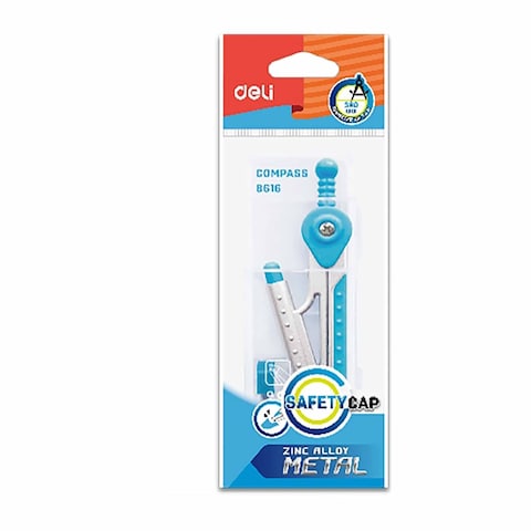Deli E8616 School Compass With pencil