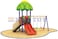 Rainbow Toys - Outdoor Children Playground Set Garden Climbing frame Swing Slide 3.8 * 2.3 * 3 Meter RW-12002