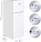 Super General 118L Net Capacity Double Door Refrigerator, White, SGR175H