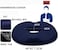 Memory Foam Pillow Donut Pillow Seat Cushion Hemorrhoid Tailbone Cushion Blue Colour