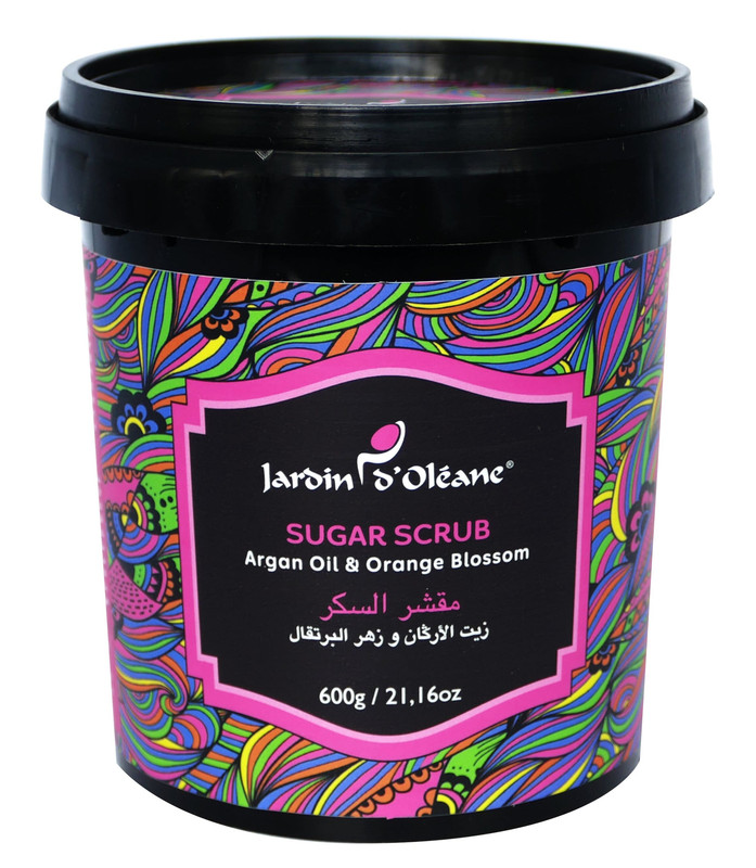 Jardin Oleane Sugar Scrub, Argan Oil &amp; Orange Blossom - 600G