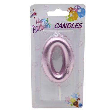 BIRTHDAY CANDLE NUMBER 0