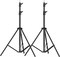 COOPIC L280 9ft/110 inch Heavy Duty Aluminum Alloy Photo Studio Light Stand with 1/4&quot; Screw for Strobe Lights, Studio Kits, Flash, LED Video Light, Softbox, Reflectors, Umbrella (2 PCS)