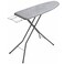 Full Size Ironing Board with Iron Rest, Lightweight Iron Board with Height Adjustable, Extra Thick Heat-Resistant Cover with Padding, Heavy-Duty Sturdy Metal Legs, 110x34'' Grey