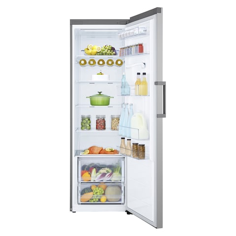 LG Single Door Fridge GR-F411ELDM Platinum Silver 380L