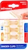 Motarro  Binder Clips 6Pcs Set Silver Pack 2 (MN005-7)