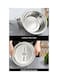 3-In-1 Stainless Steel Grater Basin Drain Basket Washing Bowl Set Silver 29.00*11.00*29.00cm