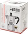 Bialetti 3 Cups Moka Espresso Maker, Be-1162, Silver, Aluminium