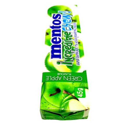 Mentos Chew Candy Incredible Green Apple 45g