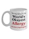 muGGyz Printed Ceramic Coffee Mug White
