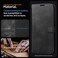 Spigen Wallet S Pro designed for iPhone 15 Pro MAX case cover Premium Leather with Wrist Strap/Body Strap - Black