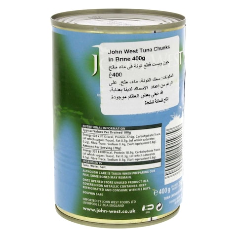 John West Tuna Chunks Brine4X145G  - Canned Fish