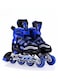 Generic Adjustable Inline Roller Skates Aluminium Alloy LED Light