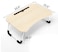 Hossejoy Foldable Laptop Table, Portable Standing Bed Desk, Breakfast Serving Bed Tray, Notebook Computer Stand Reading Holder for Couch Floor