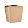 Hotpack kraft square box 80oz &times;5 pieces