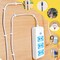AL ARQAM 8mm Cable Clips - 100 Pcs, White - Secure Cord Clips with Steel Nails for Round Cables, Indoor &amp; Outdoor Use