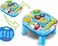 Kidwala Educational Musical Learning Table For Toddles Blue And Yellow Table With Star Fish, Turtle &amp; Sea Horse Figures With Lights &amp; Music