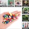Vsell24 1Kg Multi Colored Colorful Stones Garden Gravel Aquarium Fish Tank Pebble Stones For Pots Decoration Craft 3-5 mm