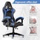 Sulsha Furniture Gaming Chair High Back Racing Style With PU Leather Bucket Seat 360 Swivel With Heavy Duty Steel Can Hold Upto 150kg Headrest Lumbar Support Steel 5 Star Base Compatible With E Sport