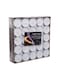 Home 100-Piece Tea Light Candle Set White/Silver