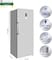 Super General 380L Net Capacity Upright Freezer, Inox, SGUF441NFDCI