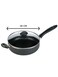 Tescoma Presto Nonstick Deep Fry Pan With Lid 28cm