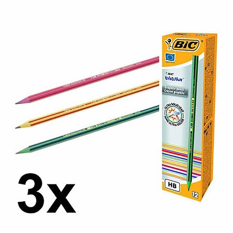 Bic Evolution 646 Color HB No Eraser